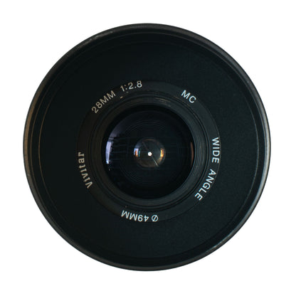 Vivitar Wide Angle MC 28mm F2.8 Cine Mod w/ Anamorphic Bokeh & Flares | Canon EF