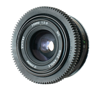 Vivitar Wide Angle MC 28mm F2.8 Cine Mod w/ Anamorphic Bokeh & Flares | Canon EF