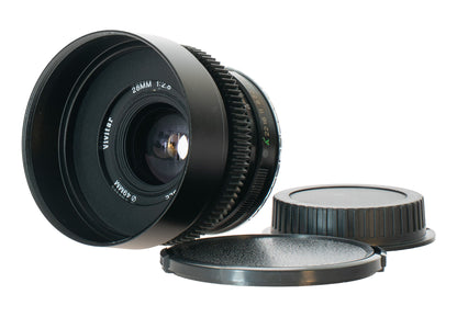 Vivitar Wide Angle MC 28mm F2.8 Cine Mod w/ Anamorphic Bokeh & Flares | Canon EF