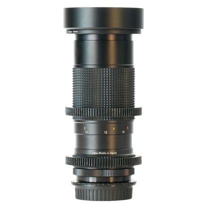 Helios Tele-Auto 200mm F4 Cine Mod w/ Blue Anamorphic Bokeh & Flares | Canon EF!