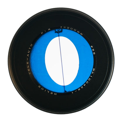 Helios Tele-Auto 200mm F4 Cine Mod w/ Blue Anamorphic Bokeh & Flares | Canon EF!