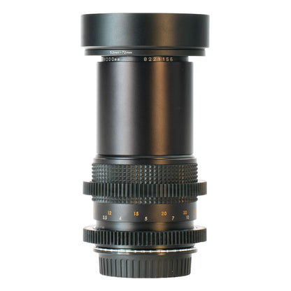 Tou/Five Star MC 200mm F4.5 Cine Mod w/ Orange Anamorphic Bokeh & Flares | Canon