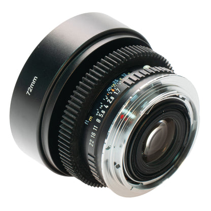 Asahi SMC Pentax-M 50mm F1.7 Cine Mod Prime w/ Anamorphic Bokeh | Canon EF!