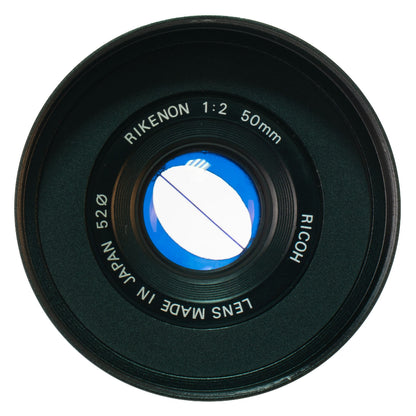 Ricoh Rikenon 50mm F2 Cine Mod Prime w/ Blue Anamorphic Bokeh & Flare | Canon EF