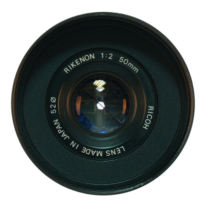 Ricoh Rikenon 50mm F2 Cine Mod Prime w/ Blue Anamorphic Bokeh & Flare | Canon EF