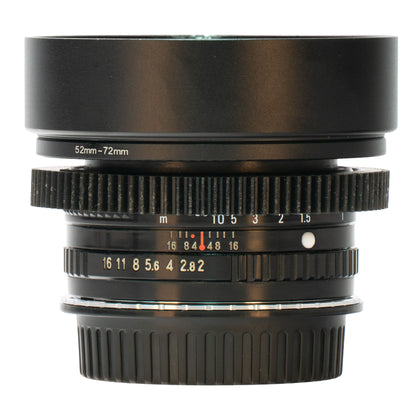 Ricoh Rikenon 50mm F2 Cine Mod Prime w/ Blue Anamorphic Bokeh & Flare | Canon EF