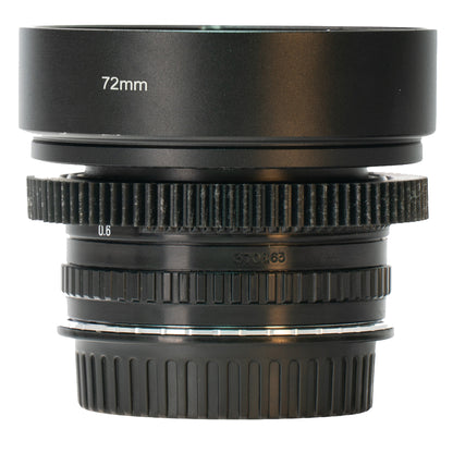 Ricoh Rikenon 50mm F2 Cine Mod Prime w/ Blue Anamorphic Bokeh & Flare | Canon EF