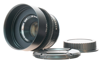 Ricoh XR Rikenon 50mm F2 L Cine Mod Prime Portrait Lens | Canon EF!