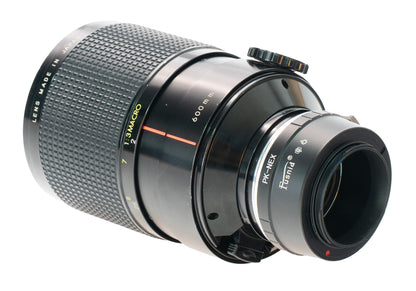 Ricoh XR Rikenon Reflex 600mm F8 Macro Prime Telephoto Lens | Sony E-mount!