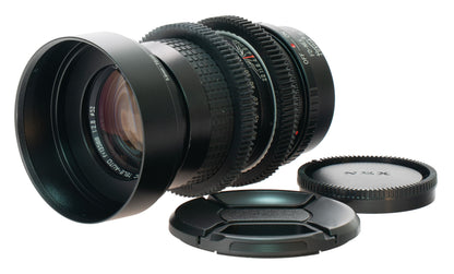 Hoya HMC Tele-Auto 135mm F2.8 Cine Mod w/ Orange Anamorphic Bokeh & Flare | Sony