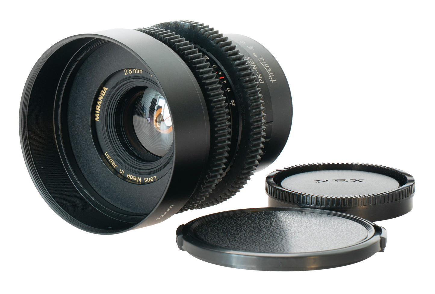 Miranda MC Macro 28mm F2.8 Cine Mod w/ Orange Anamorphic Bokeh & Flare | Sony E!
