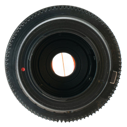 Miranda MC Macro 28mm F2.8 Cine Mod w/ Orange Anamorphic Bokeh & Flare | Sony E!