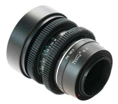 Miranda MC Macro 28mm F2.8 Cine Mod w/ Orange Anamorphic Bokeh & Flare | Sony E!