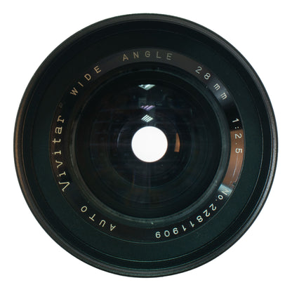 Vivitar Auto Wide Angle 28mm F2.5 Cine Mod Vintage Prime Lens | Sony E-mount!