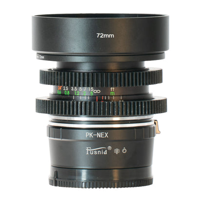 Toshiba Tosner MC 28mm F2.8 Cine Mod Prime w/ Anamorphic Bokeh | Sony E-mount!