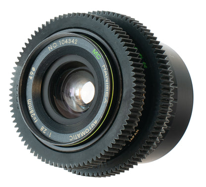 Hanimex MC Automatic 28mm F2.8 Cine Mod Wide Angle Prime Lens | Sony E-mount!