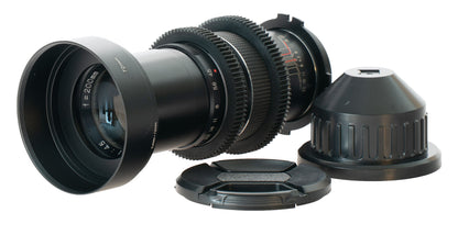 Prinzgalaxy 200 F4.5 Cine Mod Vintage Prime Telephoto Lens | Arri PL Mount!