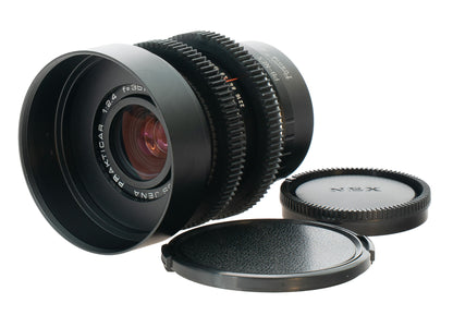 Carl Zeiss Jena MC Prakticar 35mm F2.4 Cine Mod Wide Angle Prime | Sony E-mount!