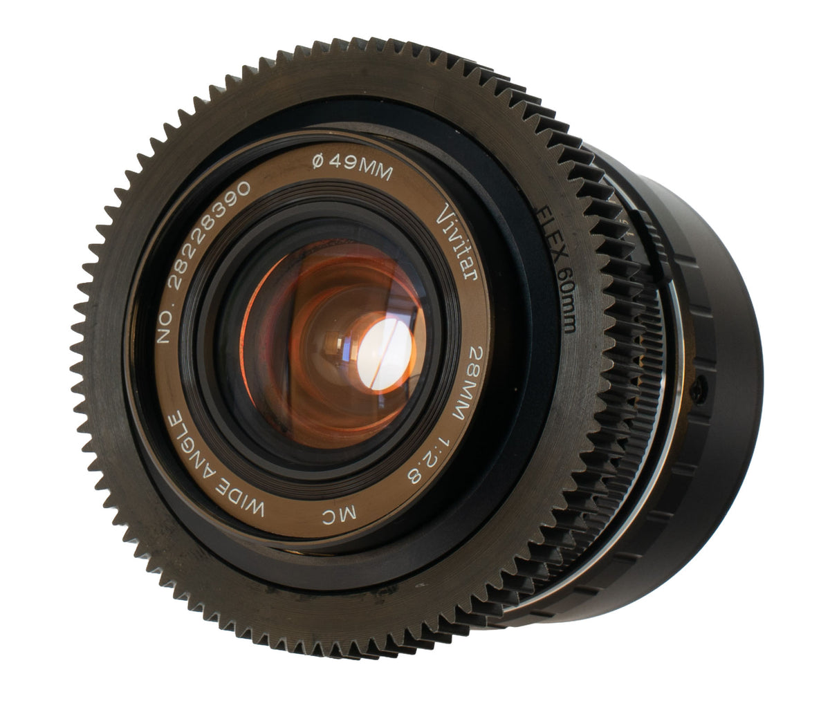 Vivitar Wide-Angle MC 28mm F2.8 w/ Orange Anamorphic Bokeh & Flare | Sony E!