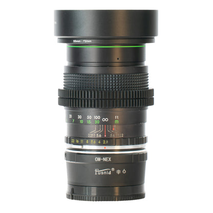 Hanimex MC Automatic 135mm F2.8 w/ Red Anamorphic Bokeh & Flare | Sony E-mount!