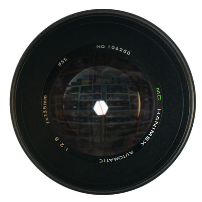 Hanimex MC Automatic 135mm F2.8 w/ Red Anamorphic Bokeh & Flare | Sony E-mount!