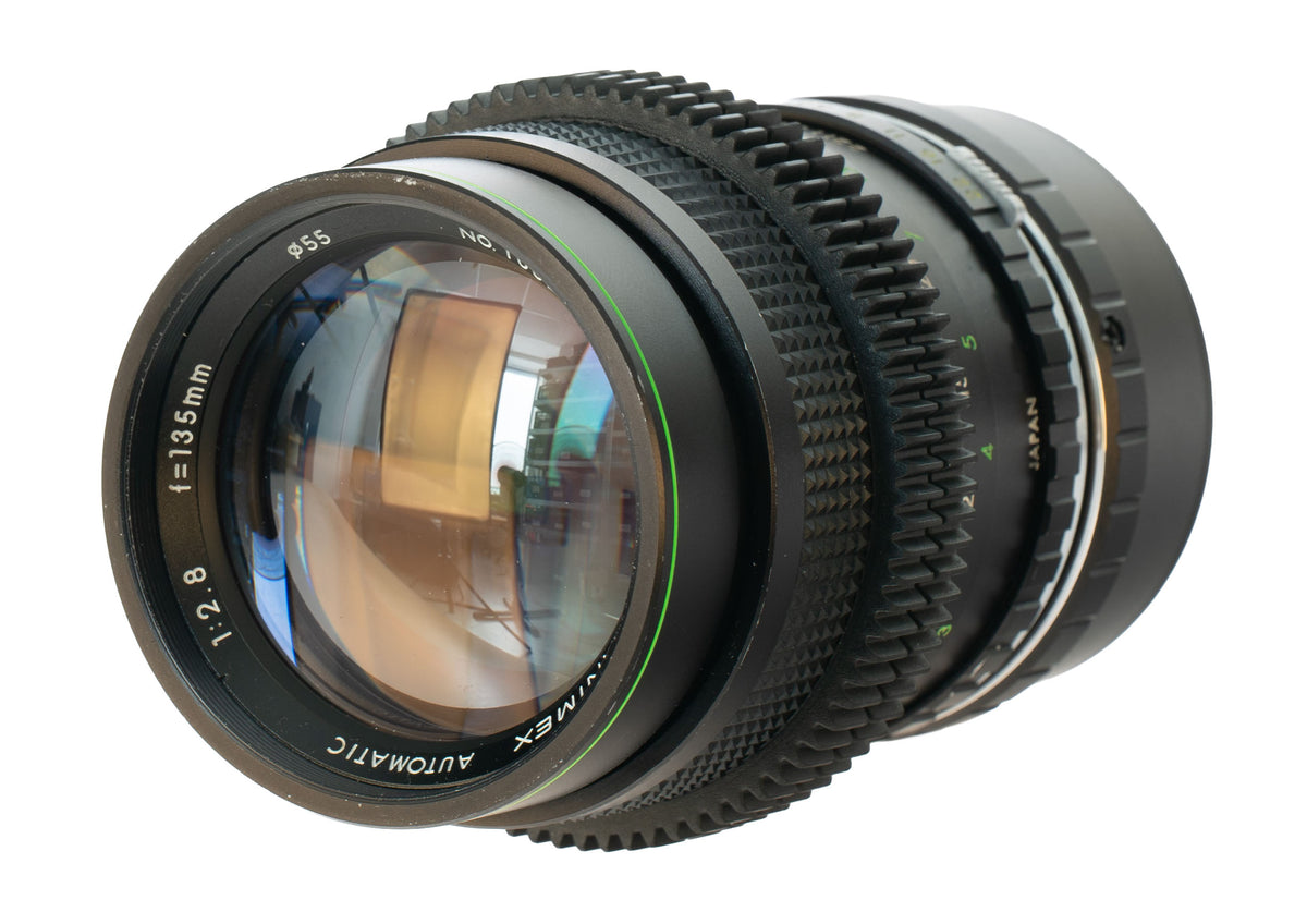 Hanimex MC Automatic 135mm F2.8 w/ Red Anamorphic Bokeh & Flare | Sony E-mount!