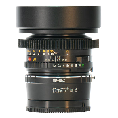Minolta MD 50mm F1.7 Cine Mod Prime w/ Anamorphic Bokeh & Flare | Sony E-mount!