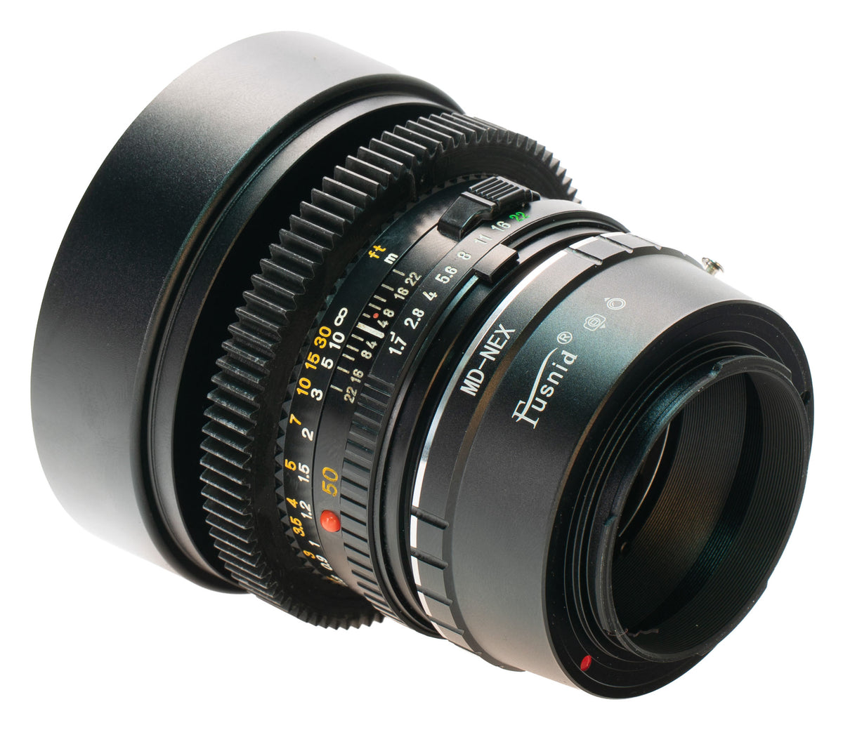 Minolta MD 50mm F1.7 Cine Mod Prime w/ Anamorphic Bokeh & Flare | Sony E-mount!