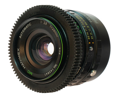 Hanimex MC Automatic 28mm F2.8 Cine Mod Wide Prime For Filmmaking | Sony E-mount