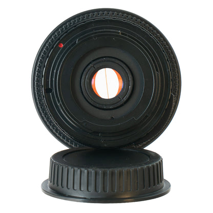 Kenlock Automatic 35mm F2.8 Cine Mod w/ Orange Anamorphic Bokeh & Flare | Canon!