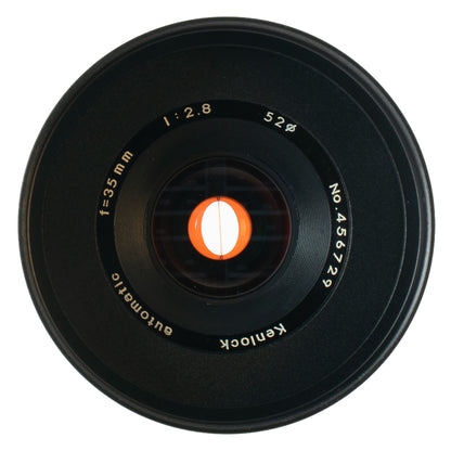 Kenlock Automatic 35mm F2.8 Cine Mod w/ Orange Anamorphic Bokeh & Flare | Canon!