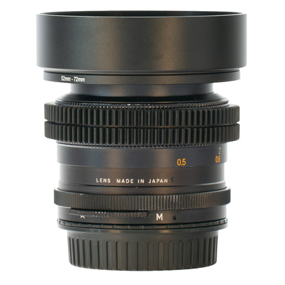 Kenlock Automatic 35mm F2.8 Cine Mod w/ Orange Anamorphic Bokeh & Flare | Canon!