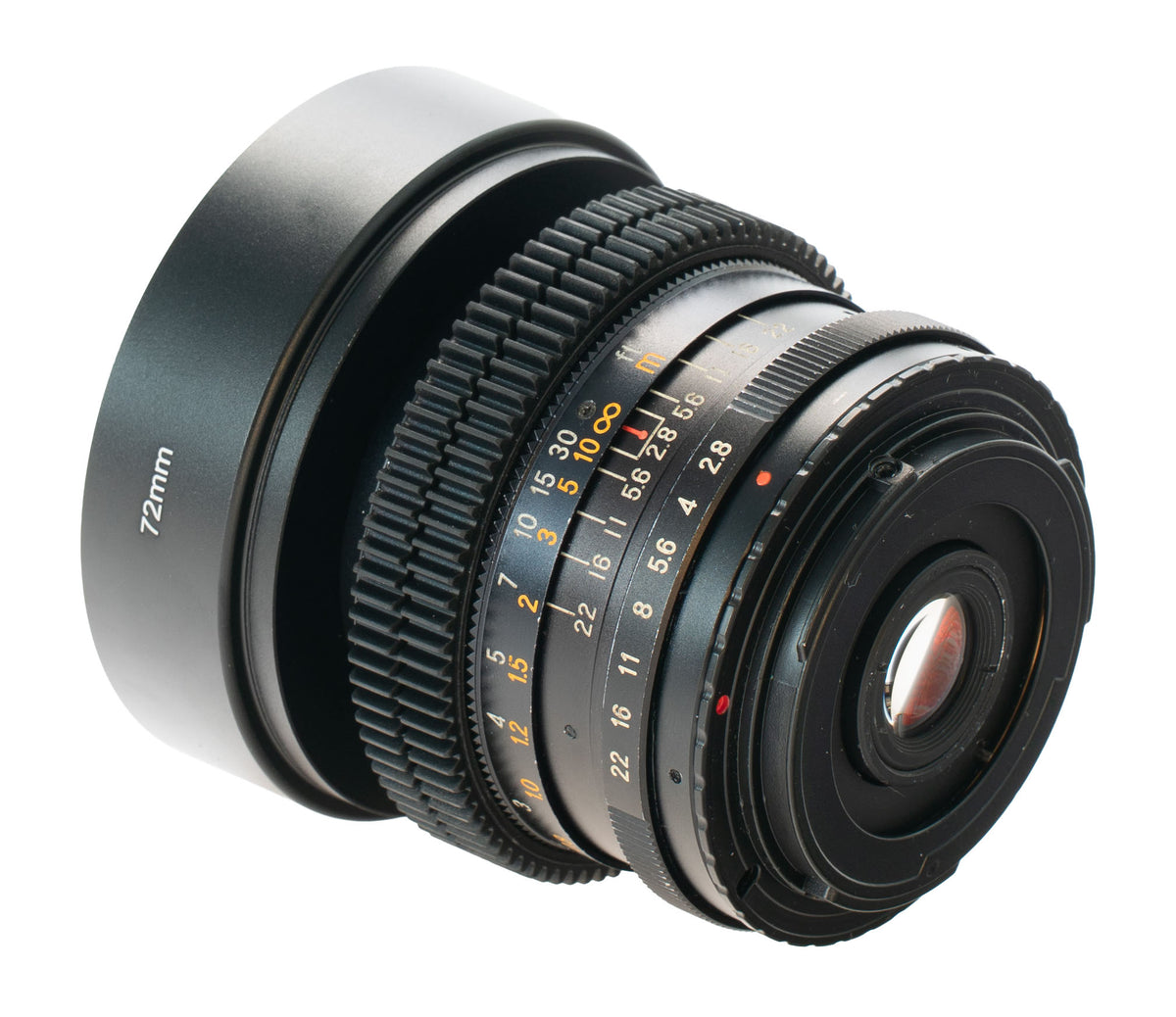 Kenlock Automatic 35mm F2.8 Cine Mod w/ Orange Anamorphic Bokeh & Flare | Canon!