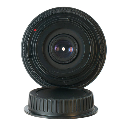 Kenlock Automatic 35mm F2.8 Cine Mod w/ Orange Anamorphic Bokeh & Flare | Canon!