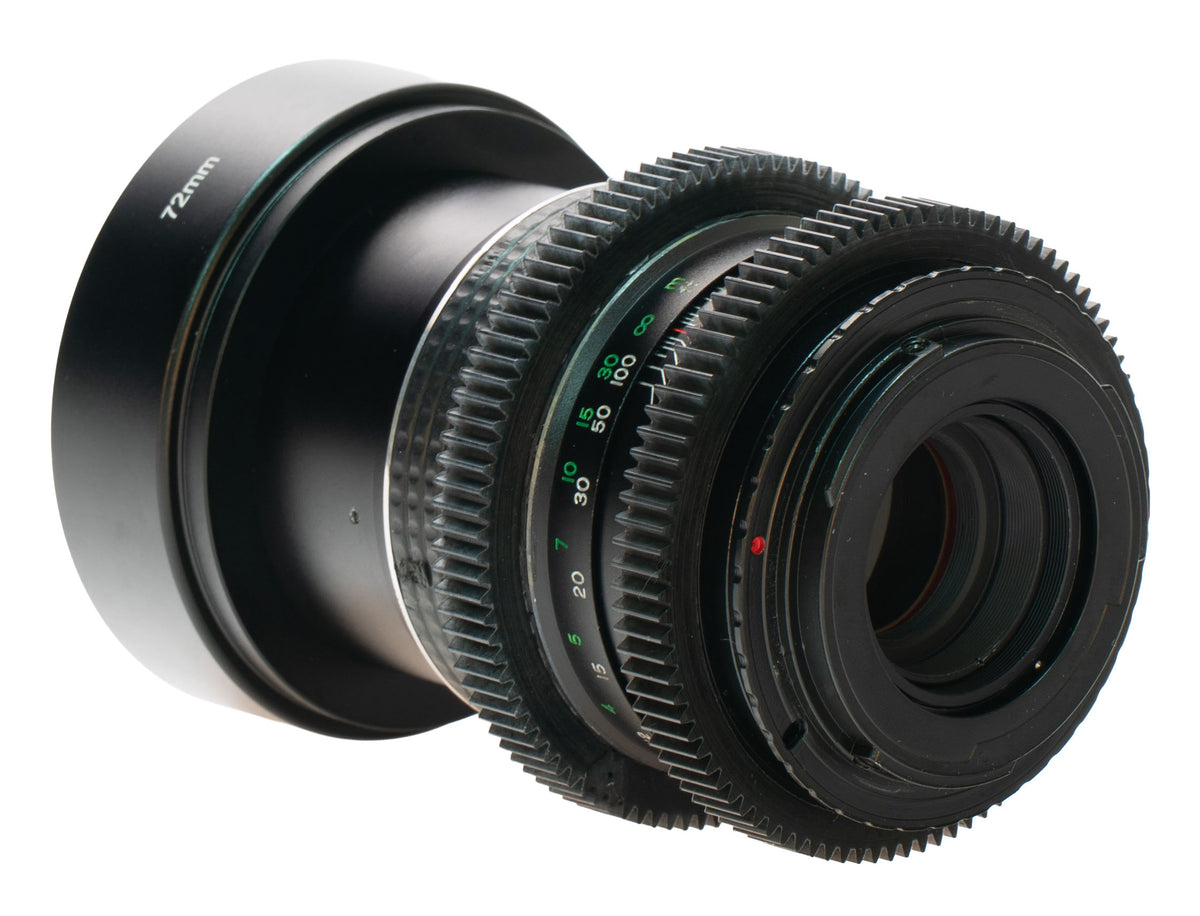Carenar HC 135mm F2.8 Cine Mod w/ Orange Anamorphic Bokeh & Flare | Canon EF!