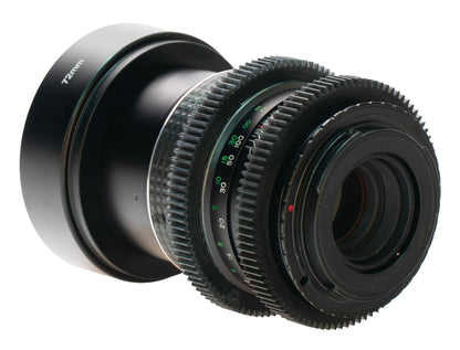 Carenar HC 135mm F2.8 Cine Mod w/ Orange Anamorphic Bokeh & Flare | Canon EF!