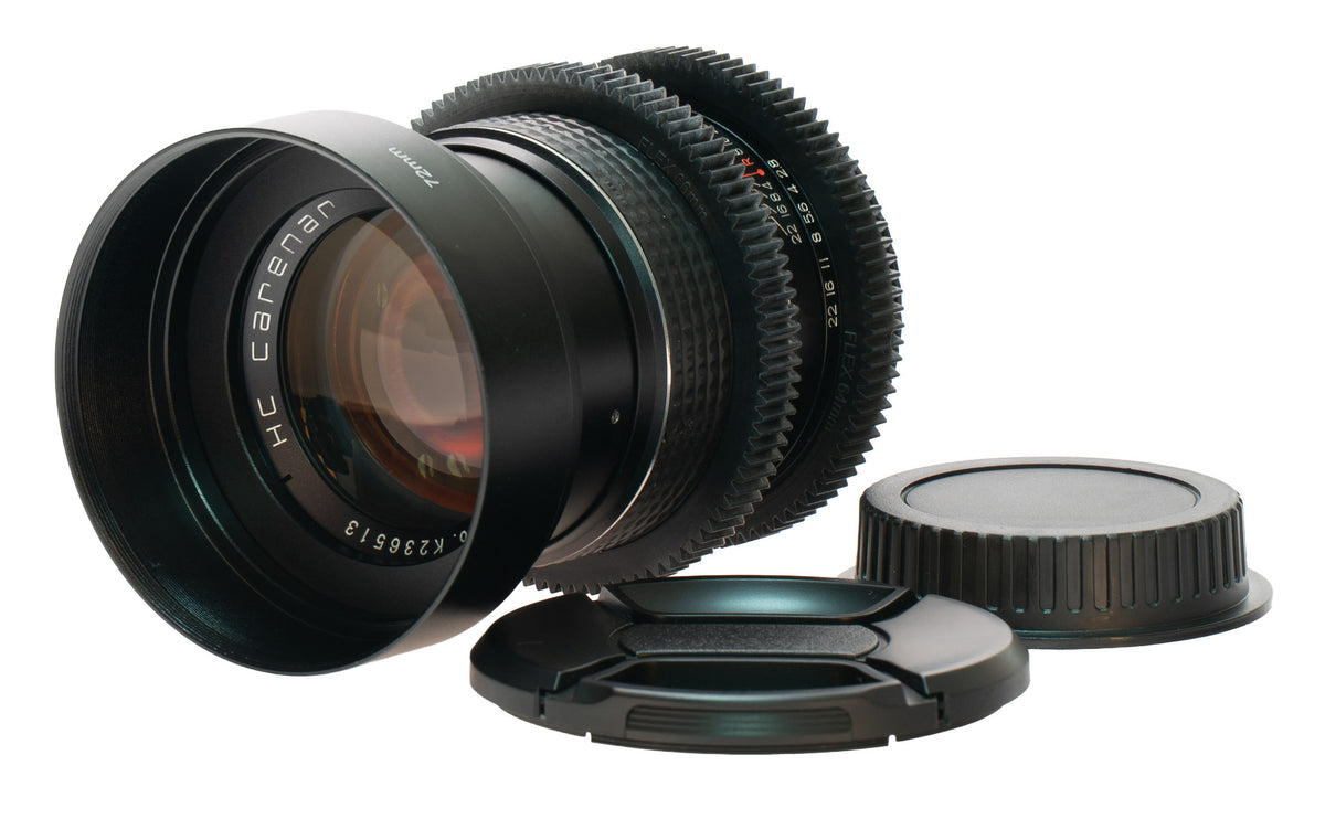 Carenar HC 135mm F2.8 Cine Mod w/ Orange Anamorphic Bokeh & Flare | Canon EF!