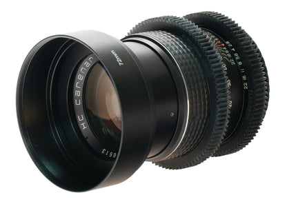 Carenar HC 135mm F2.8 Cine Mod w/ Orange Anamorphic Bokeh & Flare | Canon EF!