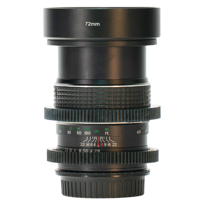 Carenar HC 135mm F2.8 Cine Mod w/ Orange Anamorphic Bokeh & Flare | Canon EF!