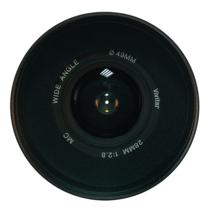 Vivitar MC Wide-Angle 28mm F2.8 Cine Mod Prime w/ Anamorphic Bokeh | Canon EF!