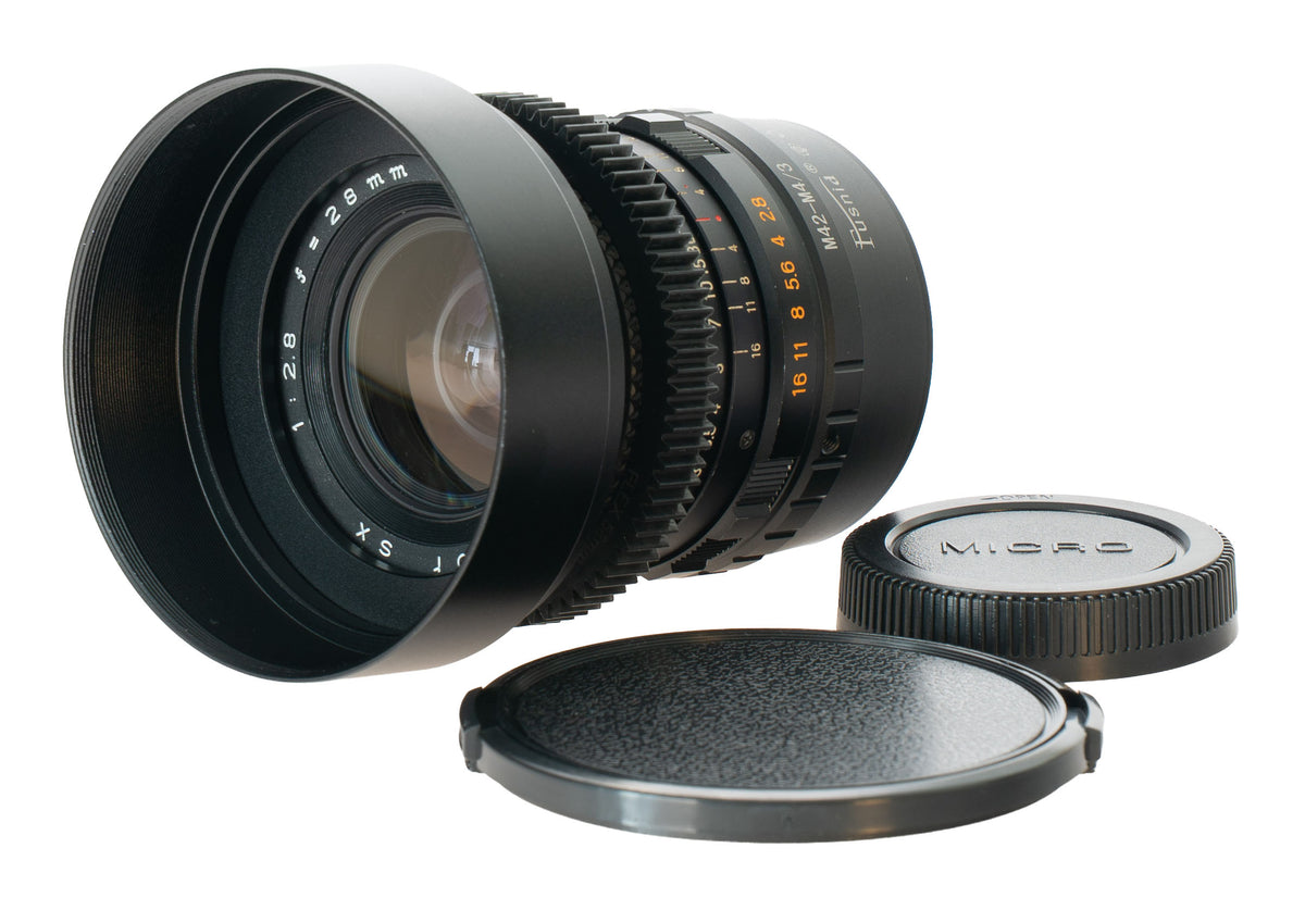 Mamiya/Sekor Auto SX 28mm F2.8 Cine Mod Prime w/ Anamorphic Bokeh & Flare | M4/3