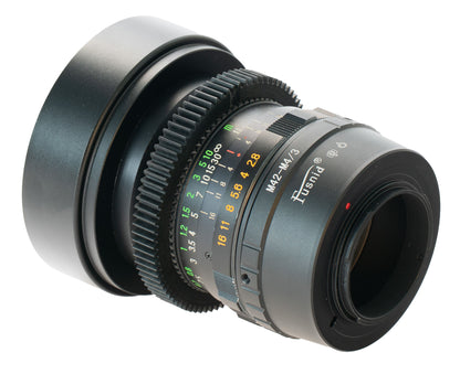 Mamiya/Sekor Auto SX 28mm F2.8 Cine Mod Prime w/ Anamorphic Bokeh & Flare | M4/3