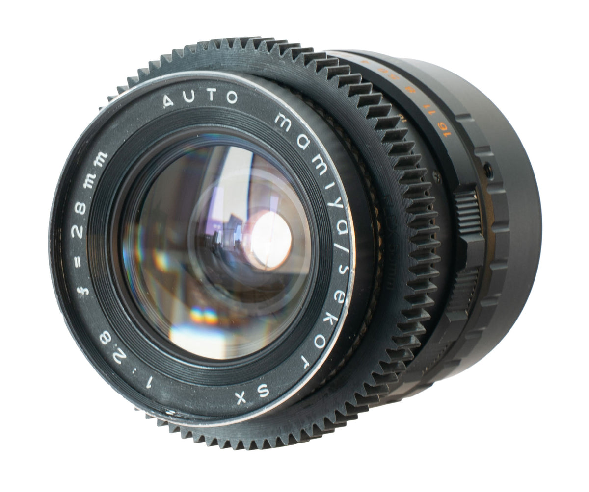 Mamiya/Sekor Auto SX 28mm F2.8 Cine Mod Prime w/ Anamorphic Bokeh & Flare | M4/3