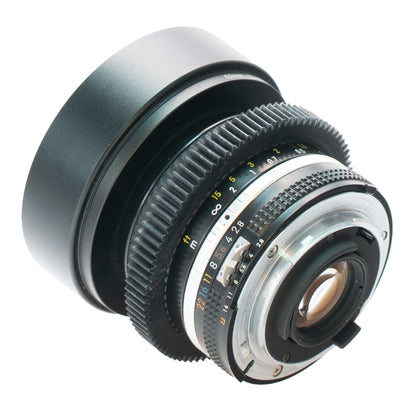 Nikon Nikkor 35mm F2.8 Rare Cine Mod Prime w/ Anamorphic Bokeh | Nikon F (AI-S)!