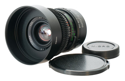Helios 28mm F2.8 Cine Mod Wide Prime w/ Red Anamorphic Bokeh & Flare | M4/3!