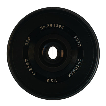 Optomax Auto 35mm F2.8 Cine Mod Lens w/ Neutral Anamorphic Bokeh & Flare | M4/3!
