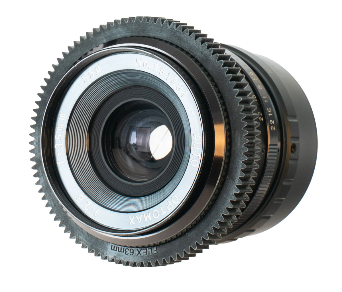 Optomax Auto 35mm F2.8 Cine Mod Lens w/ Neutral Anamorphic Bokeh & Flare | M4/3!