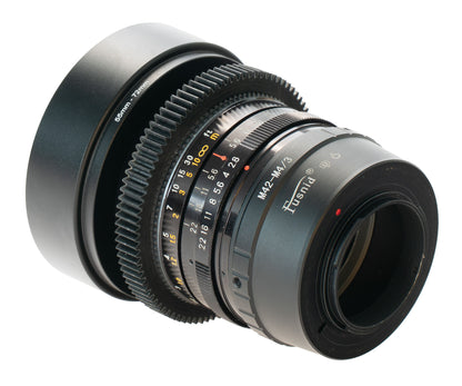 Optomax Auto 35mm F2.8 Cine Mod Lens w/ Neutral Anamorphic Bokeh & Flare | M4/3!