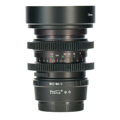 Revuenon Auto 35mm F2.8  Cine Mod Wide Angle Prime Lens For Filmmaking | M4/3!