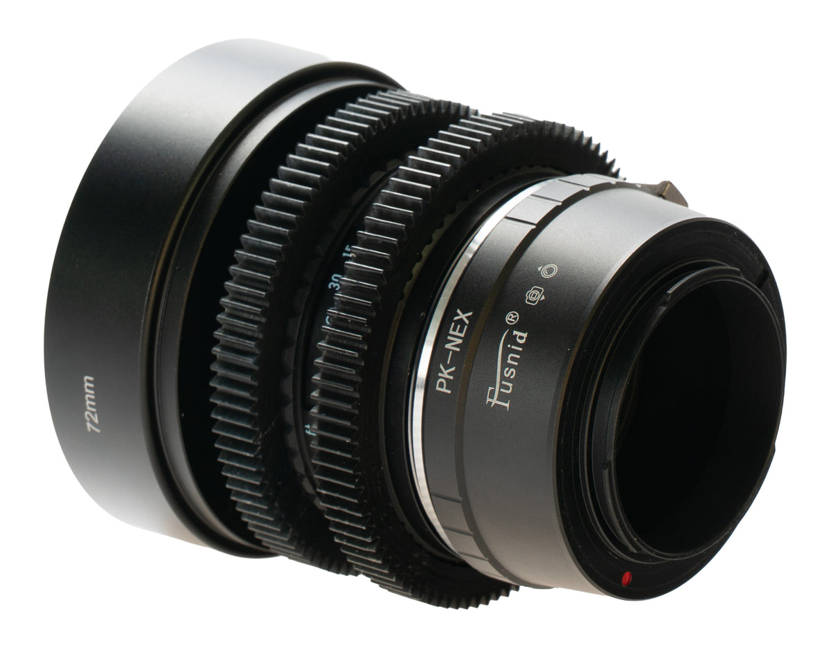 Asahi SMC Pentax 55mm F1.8 Cine Mod w/ Blue Anamorphic Bokeh & Flare | Sony E!
